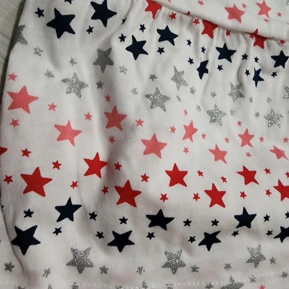 Carter's 2 piece short and tank top Red white and blue outfit size 9MO NWT